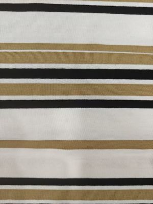 Healthy And  And Breathable And Comfortable Textured Striped Knit Fabric For Polo Shirt
