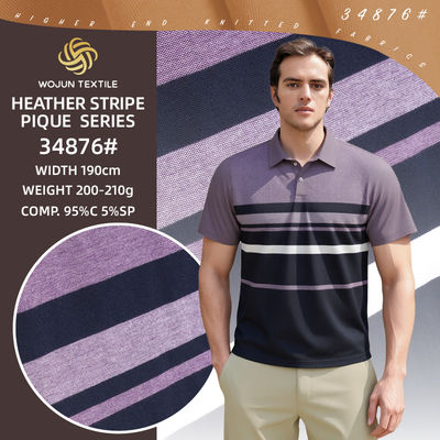 Bom preço. Breathable And Dureble And Clear Good Quality Textured Cotton Pique Fabric For Polo Shirt on-line