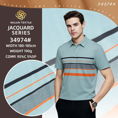 Bom preço. Tecido de Camiseta de Algodão Jacquard de Alta Qualidade｜Padrão Definido e Forma Estável on-line