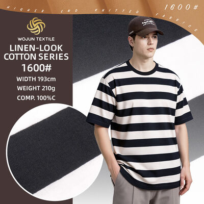 Bom preço. Tecido 210g 100% Algodão com Aparência de Linho | Personalizável e Direto da Fábrica para Marcas de Alta Gama on-line