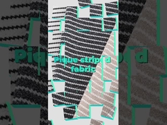 A tela respirável da malha do piquês, multi mola da cor listrou a tela da camisa de T