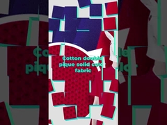 O estiramento impermeável da tela 26S do piquês do algodão da cor sólida penteou material