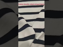 Tecido de malha com raias confortáveis e saudáveis para uso casual