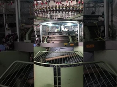 Tecido de malha macia listrada, leve e respirável, para uso casual