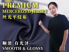 Tecido Piqué de Algodão Saudável e Elegante, Altamente Respirável e Resistente à Cor para Camisas Polo